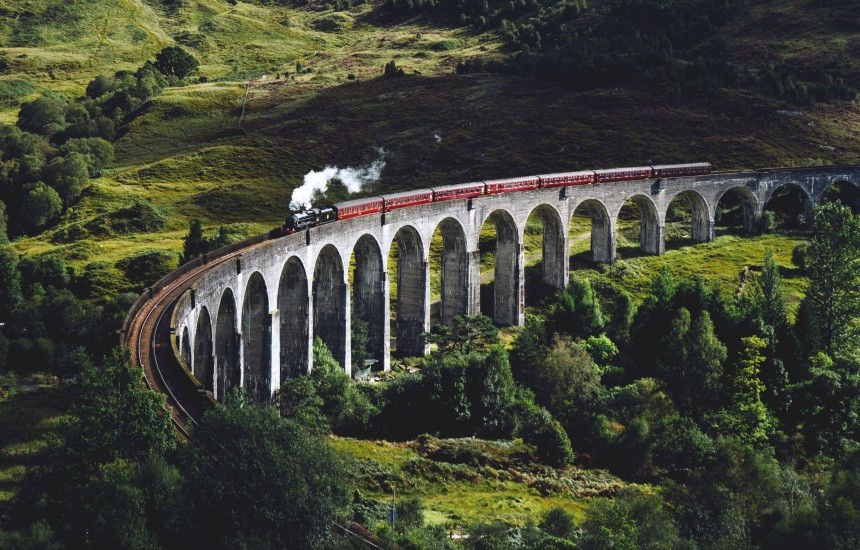 Harry Potter filming location in Scotland and Northumberland