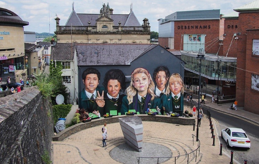 derry girls filming location in Londonderry and Belfast
